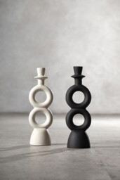 Fifty Five South Candle Holder Hapax Black Large - thumbnail 5