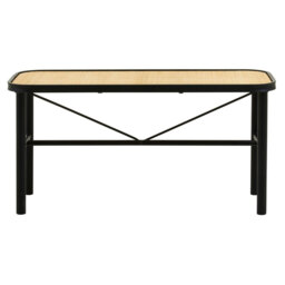 Interiors by Premier Bench Depok Black/Rattan - thumbnail 5
