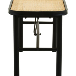 Interiors by Premier Bench Depok Black/Rattan - thumbnail 4