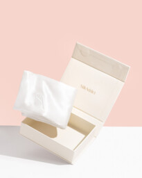 Silk Addict 100% Mulberry Silk Pillowcase Ivory - thumbnail 4