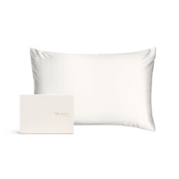 Silk Addict 100% Mulberry Silk Pillowcase Ivory - thumbnail 6