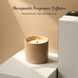 Zooly Dongyang Ceramic Scented Candle - French Black Juniper (Light Brown), 250G, 1PC - thumbnail 1