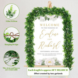 6ft Artificial Greenery Garland-1pcs - thumbnail 4