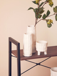 Interiors by Premier Vase Fara White Large - thumbnail 4