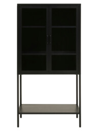Interiors by Premier Display Cabinet Acier Metal Black Tall - thumbnail 3