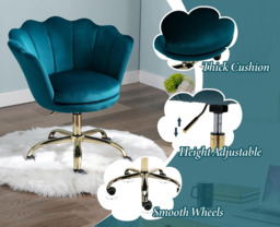Ya-Home Office Chair Modern Swivel Desk Chair with Adjustable Height for Home Office/Bedroom - thumbnail 6