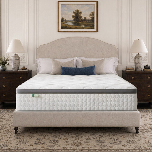 Novilla 25cm Medium Firm Hybrid Mattress -2FT6 Small Single (75x190cm) - UK Pocket Sprung & Foam for Support & Comfort, Soft-Touch Cover, Mattress in a Box - image 1