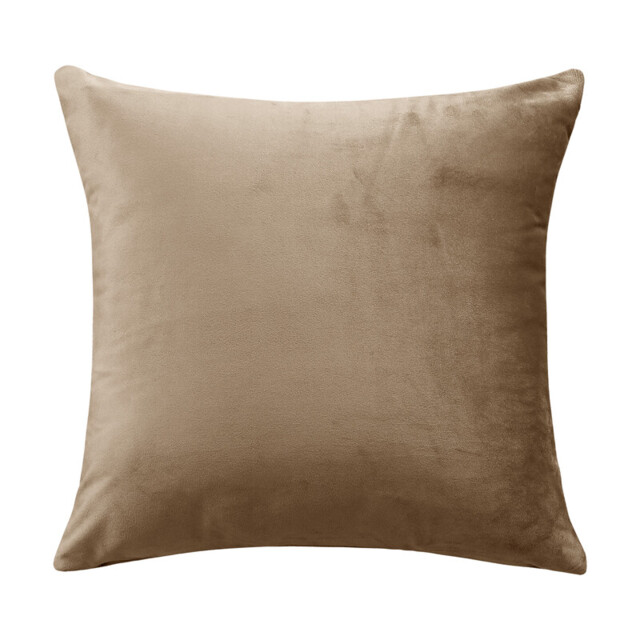 Deconovo Dutch Velvet cushion cover brown color 45*45cm 1pc - image 1