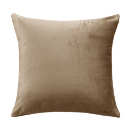Deconovo Dutch Velvet cushion cover brown color 45*45cm 1pc - thumbnail 1