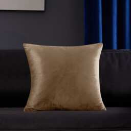 Deconovo Dutch Velvet cushion cover brown color 45*45cm 1pc - thumbnail 2