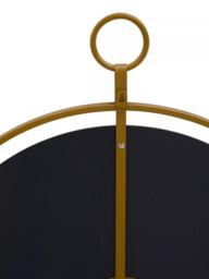 Interiors by Premier Wall Mirror Matera Round Framed Gold D:70cm - thumbnail 3