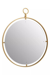 Interiors by Premier Wall Mirror Matera Round Framed Gold D:70cm - thumbnail 5