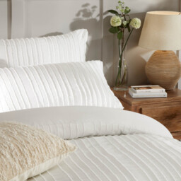 Duvet Day Duvet Cover Set Harrison Stripe White King - thumbnail 3
