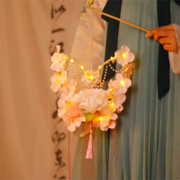 Huacan Pink Butterfly Flower Lamp [1 Piece] Finished Product - thumbnail 4