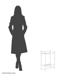 Maison by Premier 2 Tier Wall Mount Towel Shelves - thumbnail 3