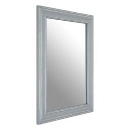 Interiors by Premier Wall Mirror Henley Bevelled Frame Grey 48x65cm - thumbnail 2