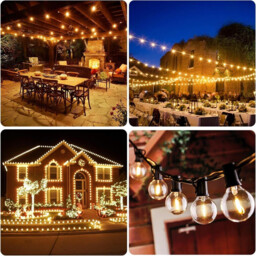 Vivreal G40 Decorative LED String Lights - 30m， 50+2 LED， Plug-In， Dimmable， Replaceable， Multi-Mode， Copper & ABS, New Year Sale , Top gift picks - thumbnail 7
