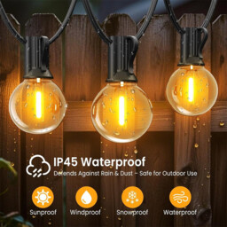 Vivreal G40 Decorative LED String Lights - 30m， 50+2 LED， Plug-In， Dimmable， Replaceable， Multi-Mode， Copper & ABS, New Year Sale , Top gift picks - thumbnail 4