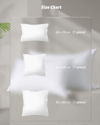 MENDALE Pillows Hotel Quality – Soft, Firm & Plump Hypoallergenic Pillow for Back, Side & Stomach Sleepers, 50x75cm, 1pc/pack, buy 1 get 1 free - thumbnail 5