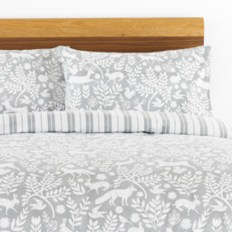 Furn Duvet Cover Set Skandi Woodland Grey Double - thumbnail 2