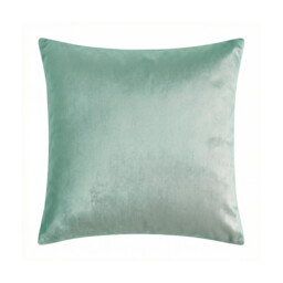 Deconovo Dutch Velvet cushion cover light green color 45*45cm 1pc - thumbnail 1