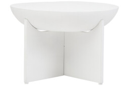 Fifty Five South Coffee Table Walsa Cross Base Solid Mango Wood Whitewash - thumbnail 3