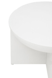 Fifty Five South Coffee Table Walsa Cross Base Solid Mango Wood Whitewash - thumbnail 2