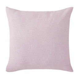 Deconovo faux linen cushion cover light pink color 50*50cm 1pc - thumbnail 1