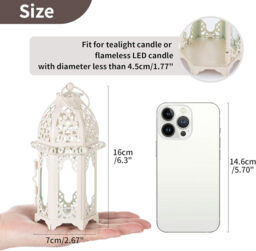 Ramadan Lantern Decorations for Home Set of 2 - thumbnail 2