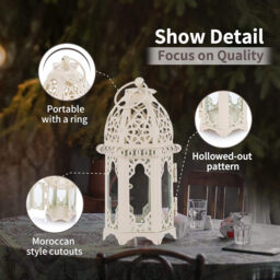 Ramadan Lantern Decorations for Home Set of 2 - thumbnail 4