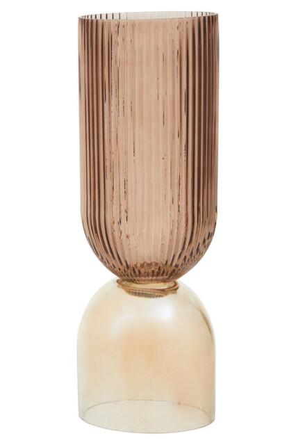 Fifty Five South Vase Esma Two Tone Dark Brown - image 1