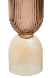 Fifty Five South Vase Esma Two Tone Dark Brown - thumbnail 2