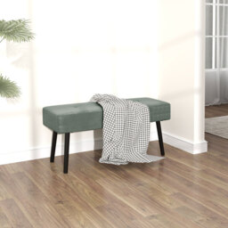 HOMCOM Ottoman Corduroy Green/Black - thumbnail 4