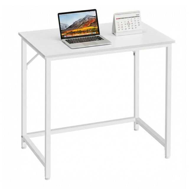 Ochama Computer Desk, for Home Study, Bedroom, 80 x 50 x 76 cm, White - image 1