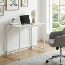 Ochama Computer Desk, for Home Study, Bedroom, 80 x 50 x 76 cm, White - thumbnail 5