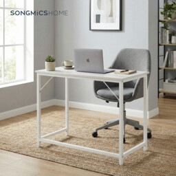 Ochama Computer Desk, for Home Study, Bedroom, 80 x 50 x 76 cm, White - thumbnail 4