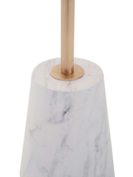 Interiors by Premier Side Table Avola Rose Gold Finish/White Marble Effect Base - thumbnail 5