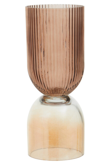Fifty Five South Vase Esma Two Tone Light Brown