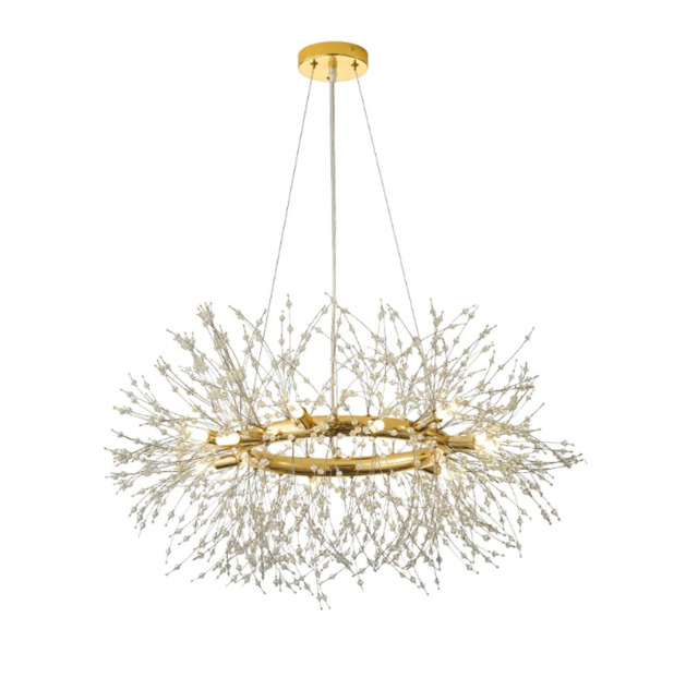 Homary Mid Century Modern 12-Light Crystal Firework Sputnik Chandelier Pendant Ceiling Light - image 1