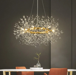 Homary Mid Century Modern 12-Light Crystal Firework Sputnik Chandelier Pendant Ceiling Light - thumbnail 6