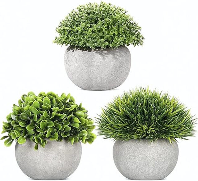 colospec Mini Artificial Plants-3 Pcs - image 1