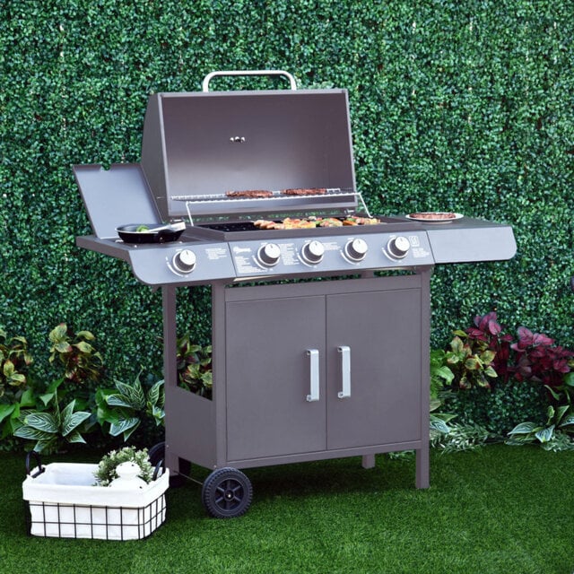 Outsunny 4+1 Burner Gas Barbeque