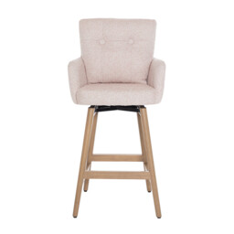 Bar Stools Cotswold Swivel Blush 2pcs - thumbnail 6