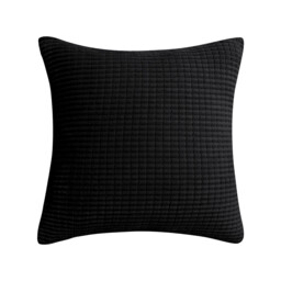 Deconovo Velvet cushion cover black color 50*50cm 1pc