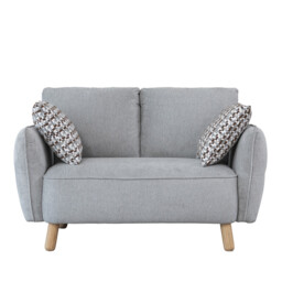 Sofa Georgia 2 Seater Light Grey - thumbnail 4