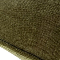 Yard Cushion Heavy Chenille Square Olive Polyester Filled 50x50cm - thumbnail 5