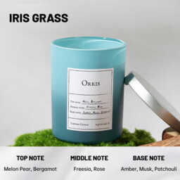 Zooly Dopamine Gradient-Colored Scented Candle - Iris Grass, 240G, 1PC - thumbnail 3