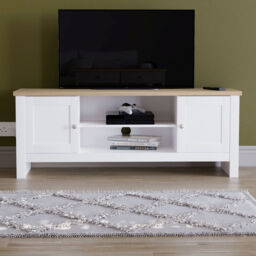 Vida Designs TV Unit Arlington White/Oak Effect - thumbnail 7