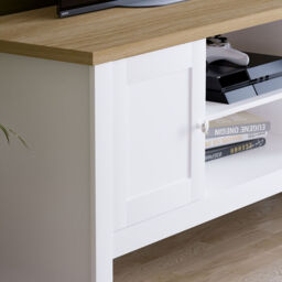 Vida Designs TV Unit Arlington White/Oak Effect - thumbnail 5