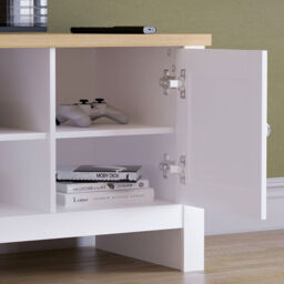 Vida Designs TV Unit Arlington White/Oak Effect - thumbnail 6